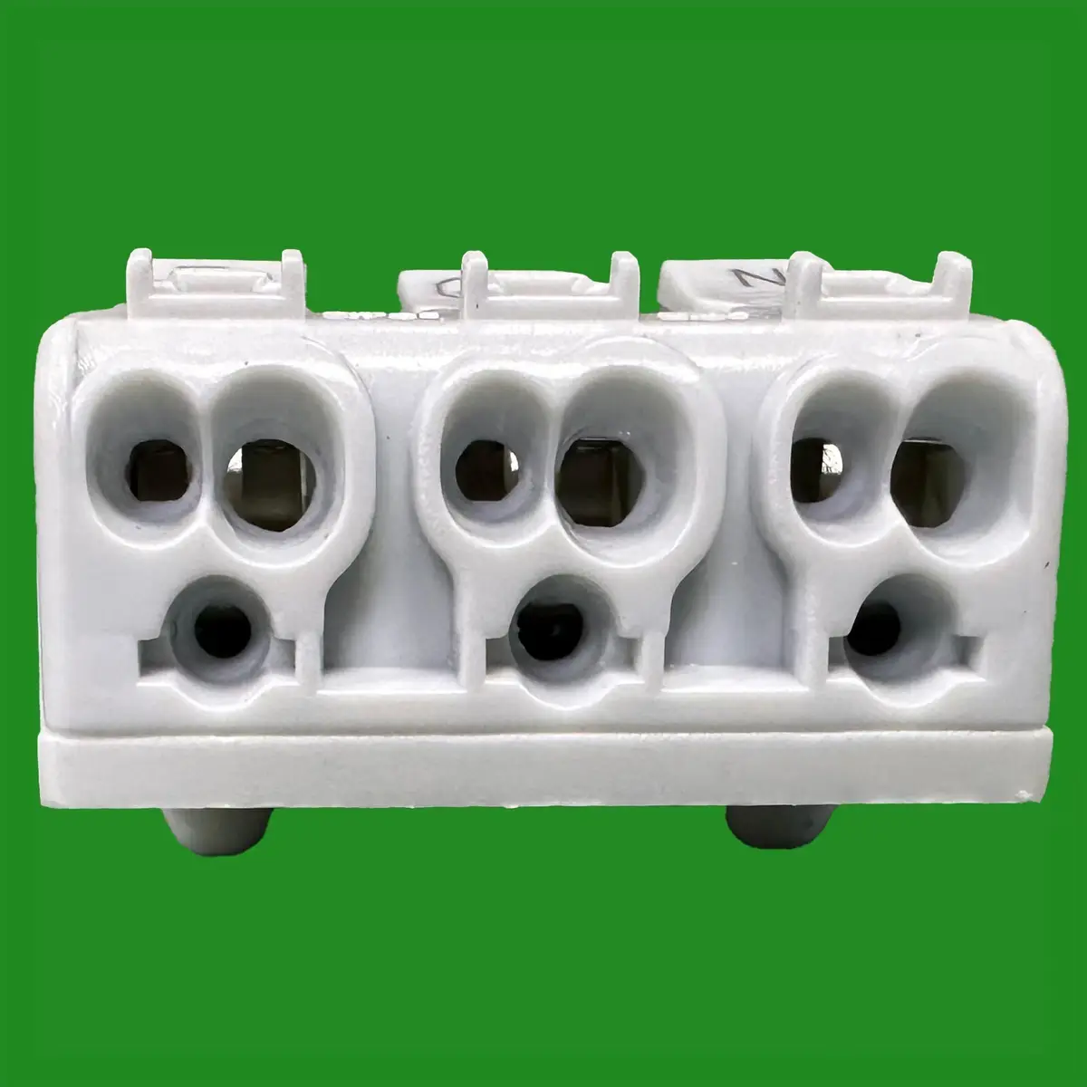 4x 3 Way Push Wire Cable Connector Neutral Ground Live Terminal Junction Block - image 4 | Free standard UK delivery included | Discount Quality Products