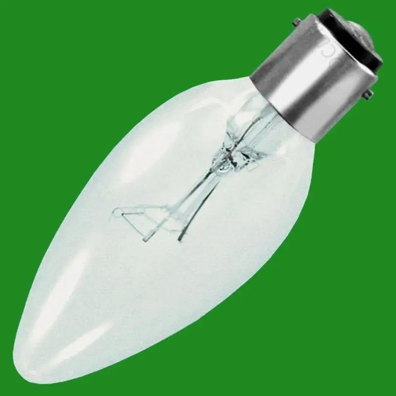 12x 60W Dimmable Clear Candle Incandescent Light Bulb SBC B15 Small Bayonet Lamp - image 2 | Free standard UK delivery included | Discount Quality Products