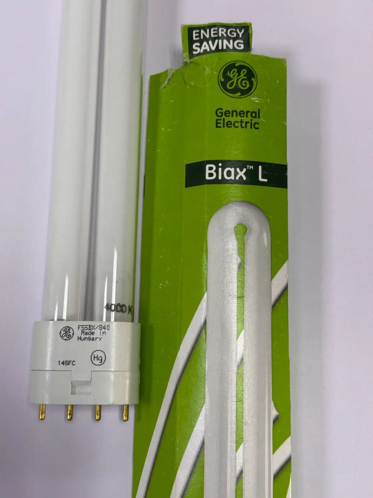 2x 55W GE 2G11 Dimmable 4 Pin Light Bulb Double Tube PLL CFL 4000K Cool White - image 4 | Free standard UK delivery included | Discount Quality Products