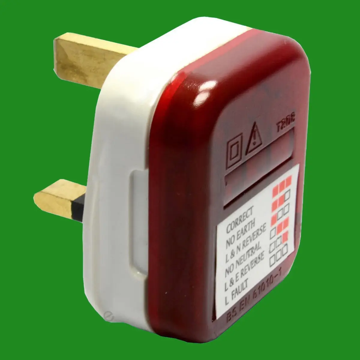 UK Mains Electric Socket Checker Tester, Test Safety Check Wiring Fault Detector - image 2 | Free standard UK delivery included | Discount Quality Products