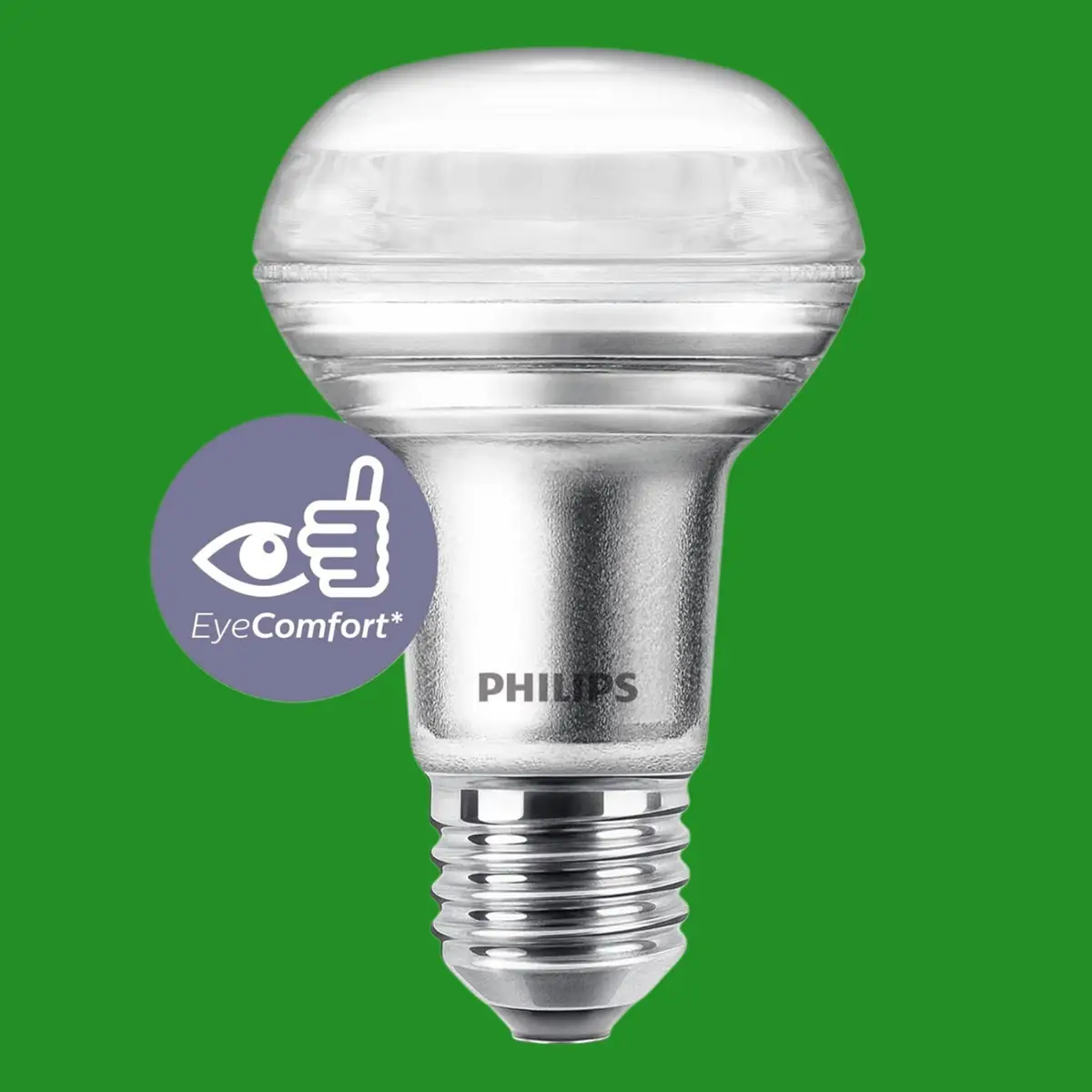 3W (=40W) Philips R63 Reflector Spotlight LED Light Bulb ES E27 Edison Screw - image 3 | Free standard UK delivery included | Discount Quality Products