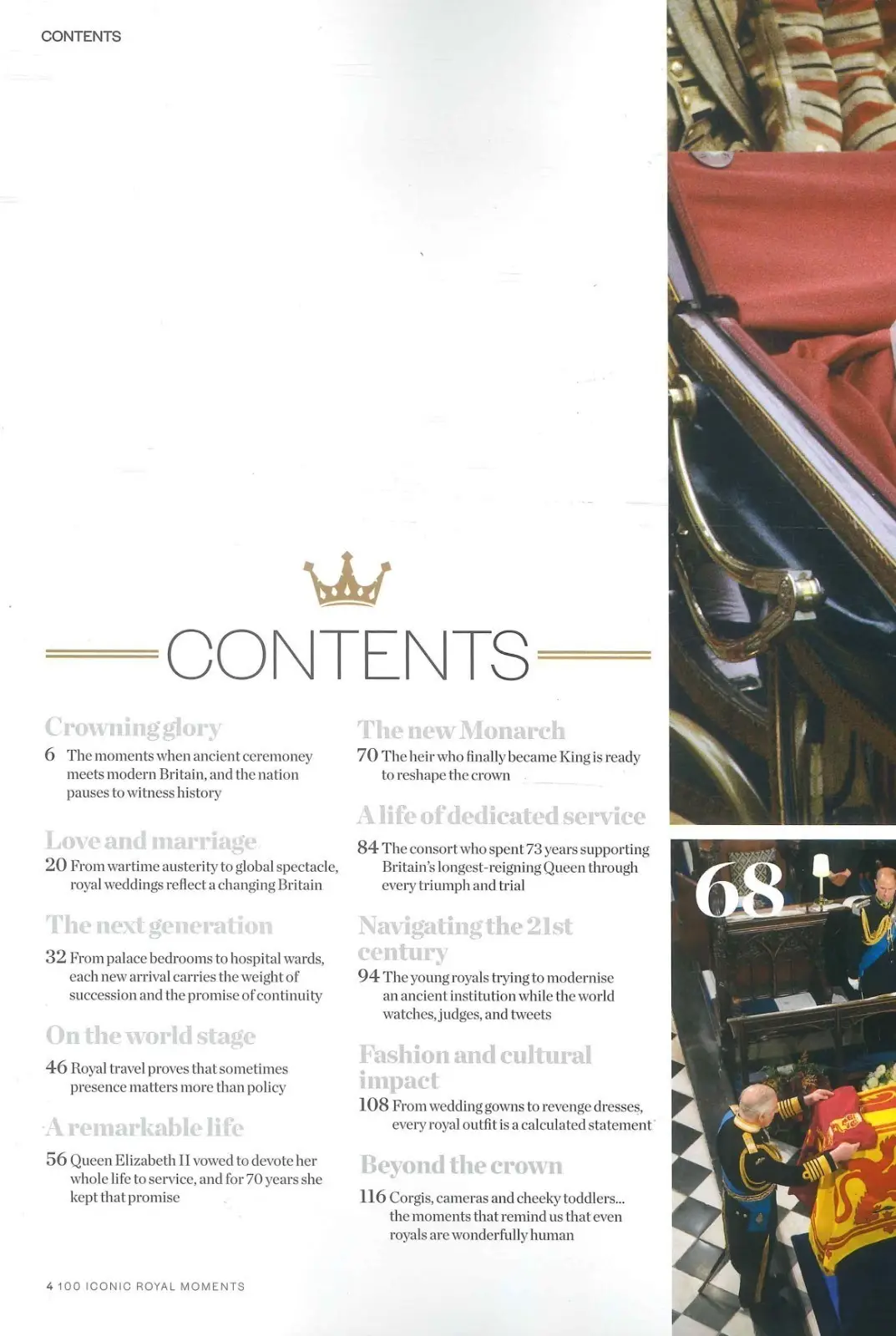 100 Iconic Royal Moments Magazine: King Charles, Princess Kate, Prince William - image 3 | Free standard UK delivery included | Discount Quality Products