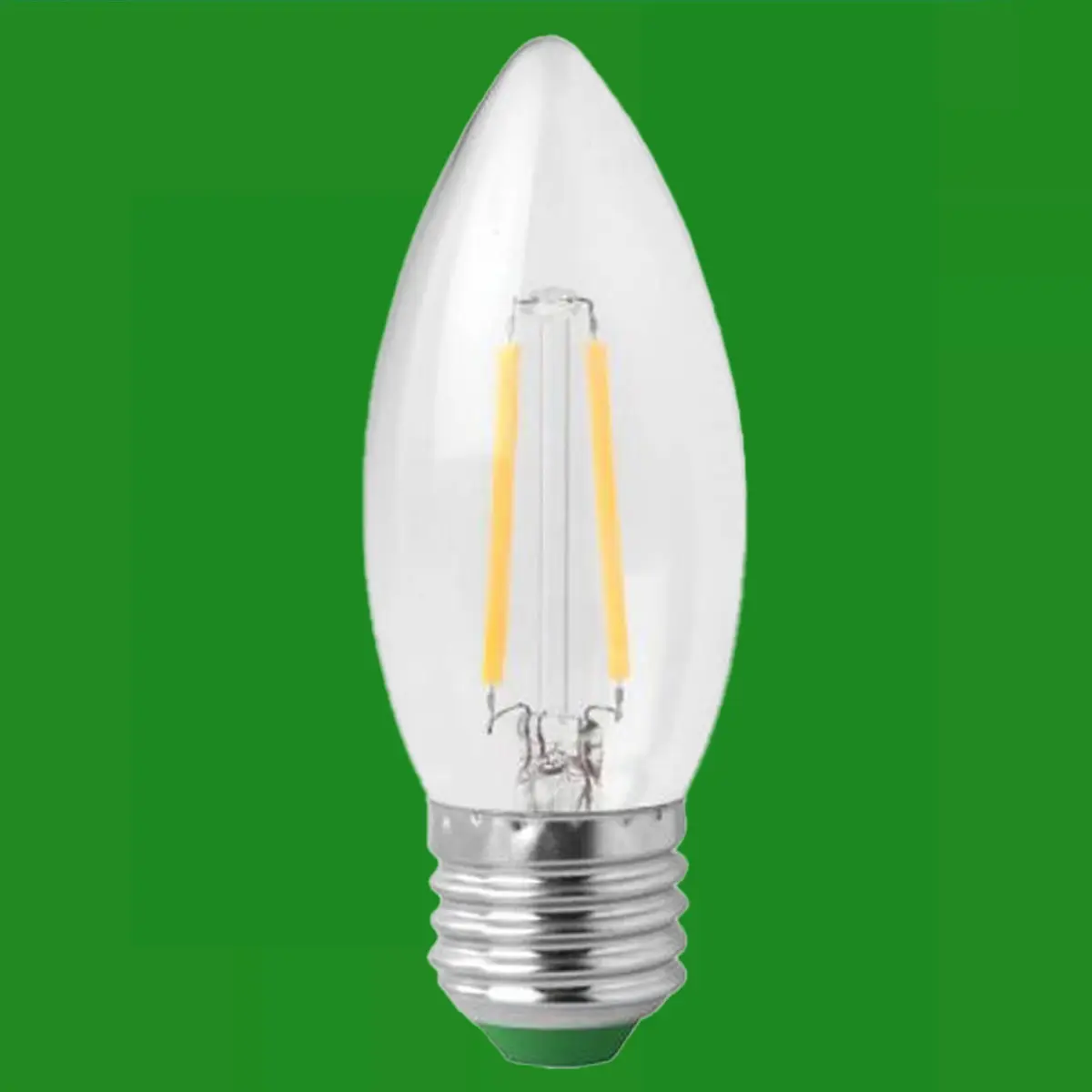 10x 3W (=25W) Megaman Clear LED Filament Candle Light Bulb ES E27 Edison Screw - image 4 | Free standard UK delivery included | Discount Quality Products