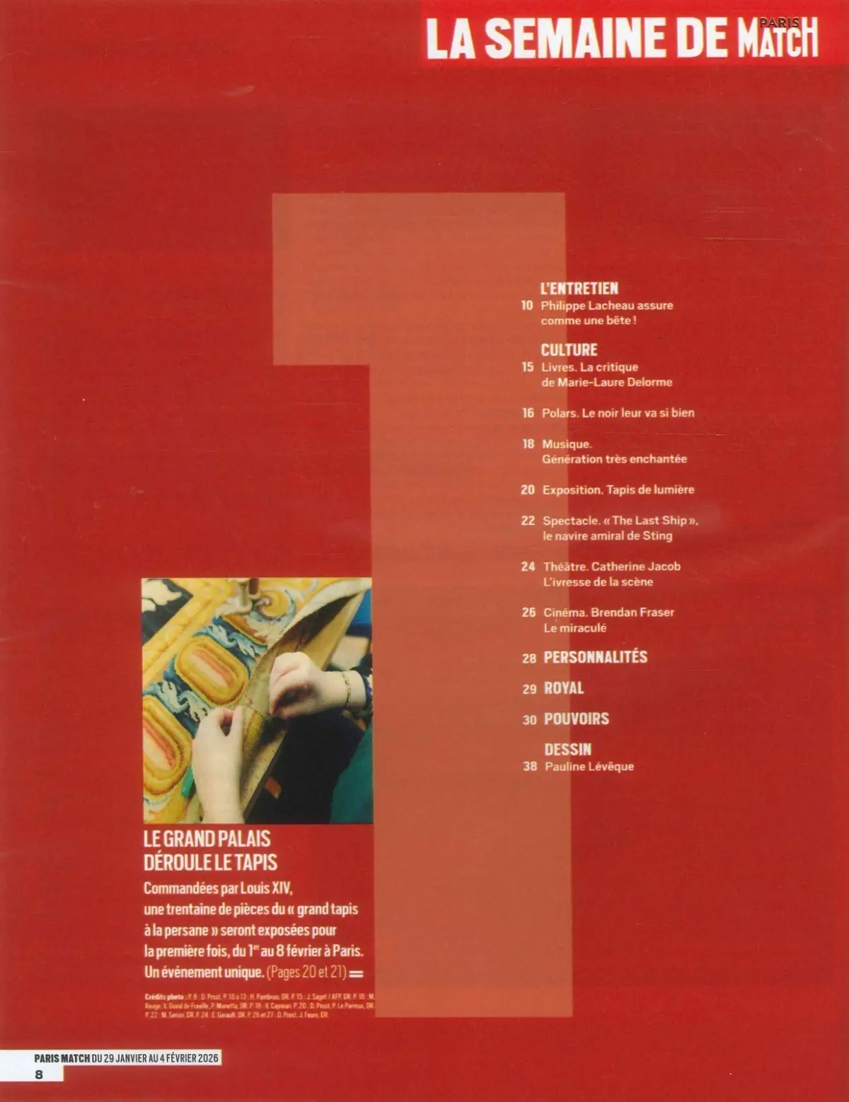 Paris Match Magazine: French Language, Donald Trump, C. Clavier, Jan/Feb 2026 - image 3 | Free standard UK delivery included | Discount Quality Products
