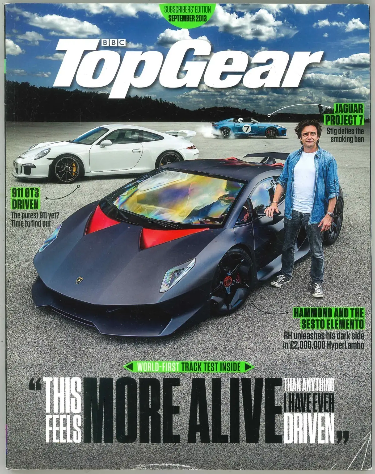 BBC Top Gear Magazine Issue #247, Porsche Panamera, Ford, Sept 2013 (Creases)