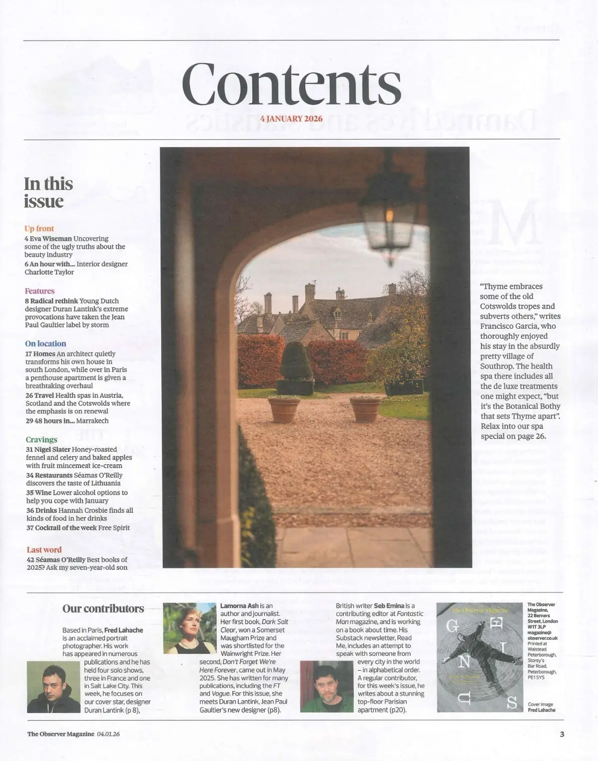 Observer Magazine: Duran Lantink, Charlotte Taylor, Nigel Slater, Fashion 4.1.26 - image 3 | Free standard UK delivery included | Discount Quality Products