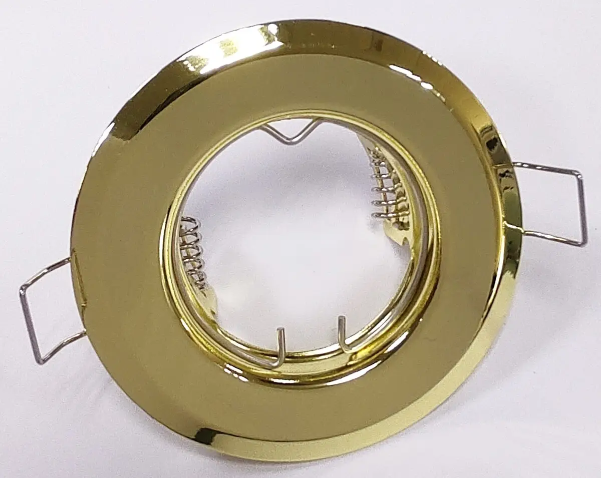 1x Red Arrow Brass Ceiling Spring Clip Halogen/LED Downlight GU10 50W Max. - image 4 | Free standard UK delivery included | Discount Quality Products
