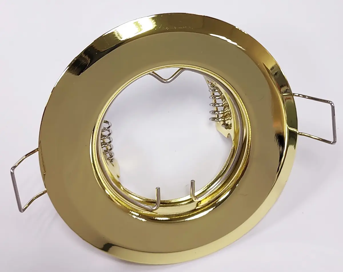 1x Red Arrow Brass Ceiling Spring Clip Halogen/LED Downlight GU10 50W Max. - image 5 | Free standard UK delivery included | Discount Quality Products