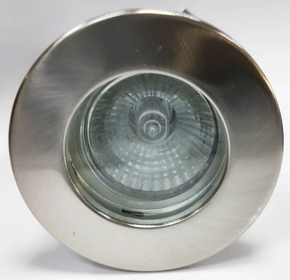50W Eterna Fire Rated IP65 Satin Nickel Ceiling Downlight GU10 Halogen FRDG110SN - image 5 | Free standard UK delivery included | Discount Quality Products