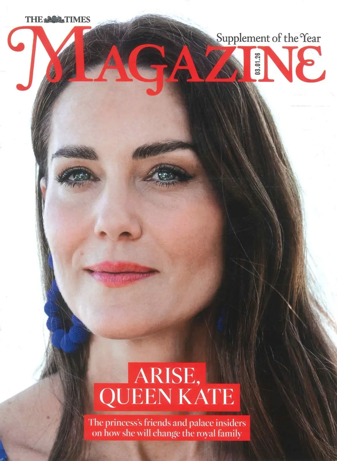 Times Magazine Princess Kate Future Queen, Mark Strong, NHS Doctor Exodus 3.1.26 - Free standard UK delivery included | Discount Quality Products