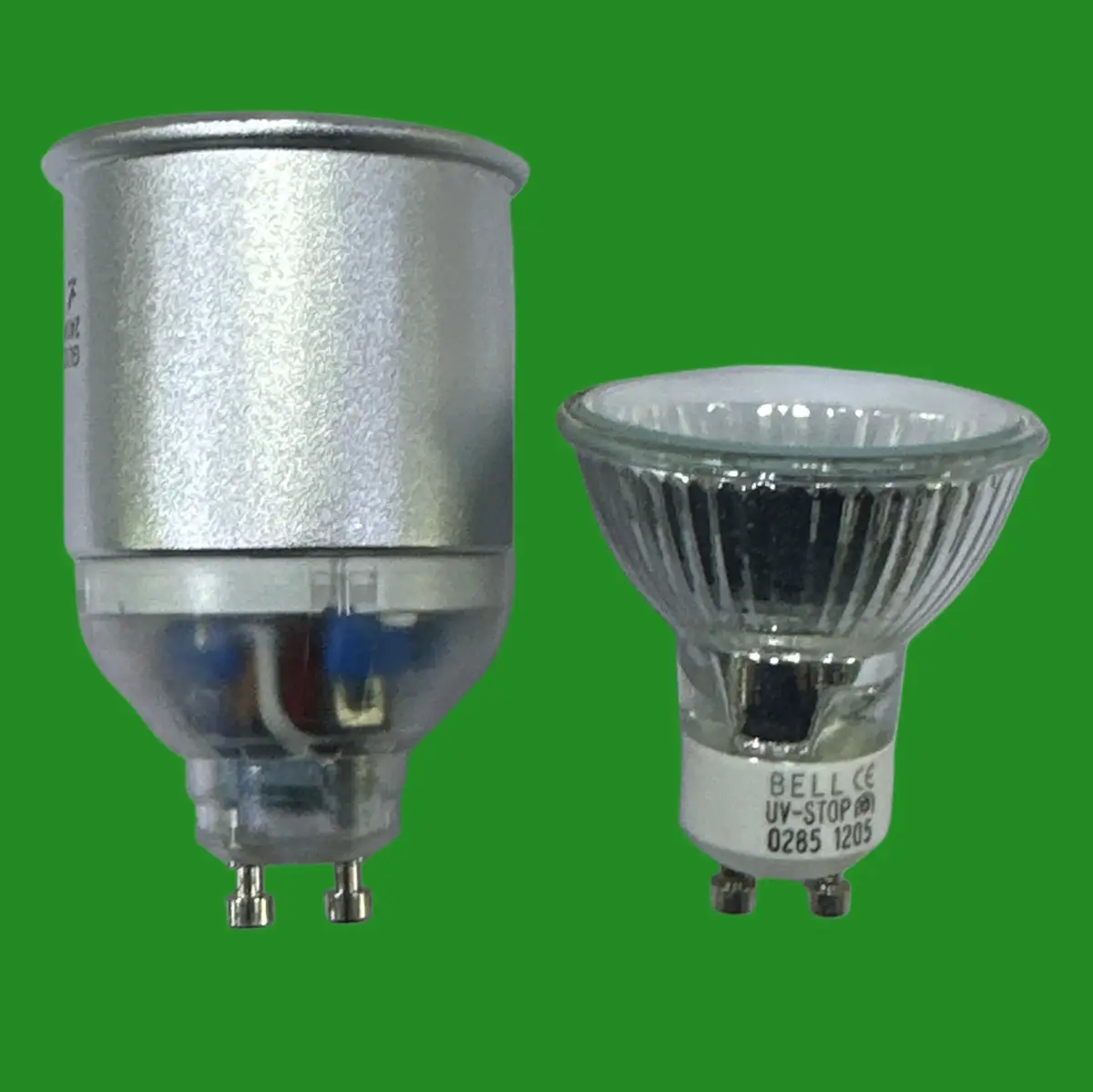 8x 13W GU10 80mm Long Barrel CFL Light Bulbs Energy Saving Reflector 6400K Lamp