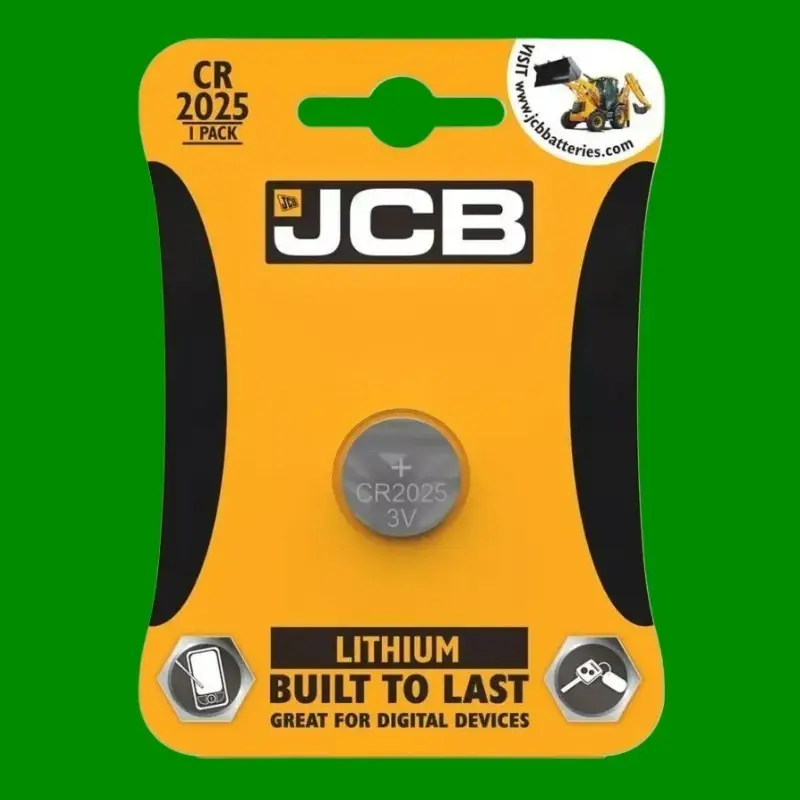 1x JCB CR2025 3V Lithium Battery Coin/Button Cell, Remote, Watch, Key Fob, Toys