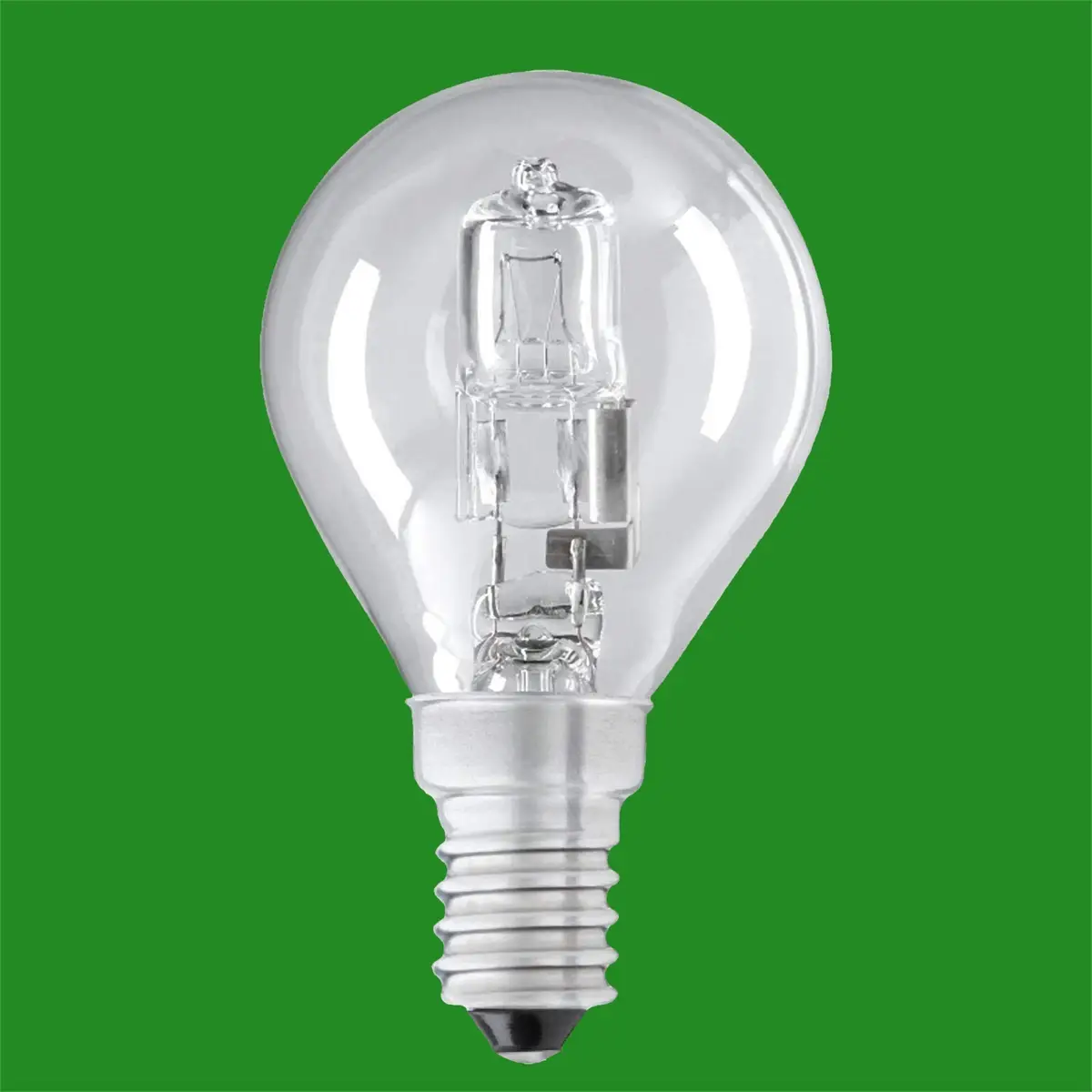 10x 28W (=35W) Philips Halogen Dimmable Clear Round Golf Light Bulb SES E14 Lamp - image 2 | Free standard UK delivery included | Discount Quality Products