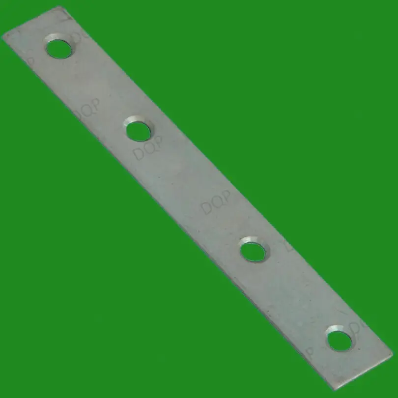 100x 125mm (5") Flat Steel Bracket Straight Mending Plates Repair Fixing Joining