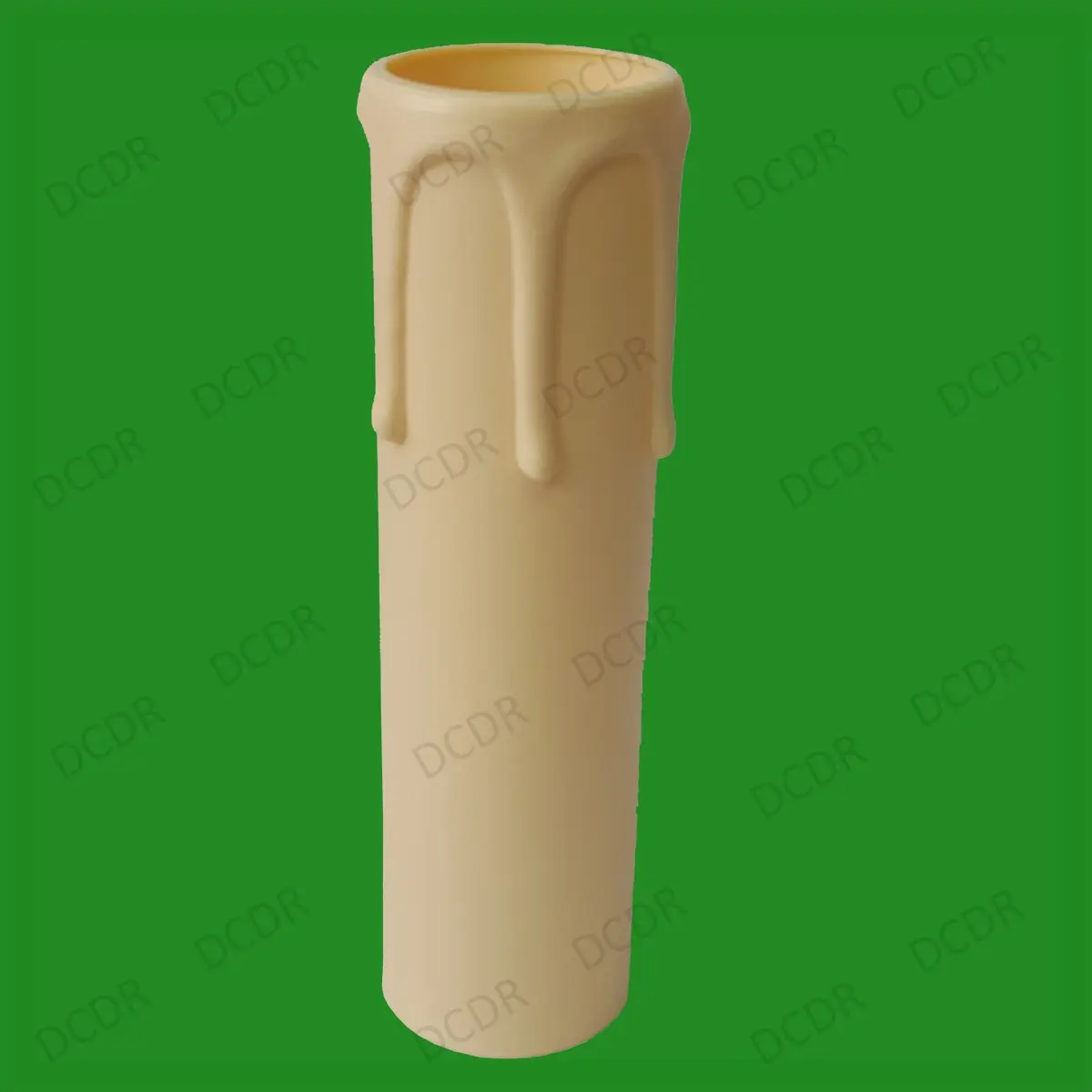 8x Ivory Drip Candle Wax Effect Chandelier E14 Light Bulb Sleeve 105mm x 27mm - image 2 | Free standard UK delivery included | Discount Quality Products