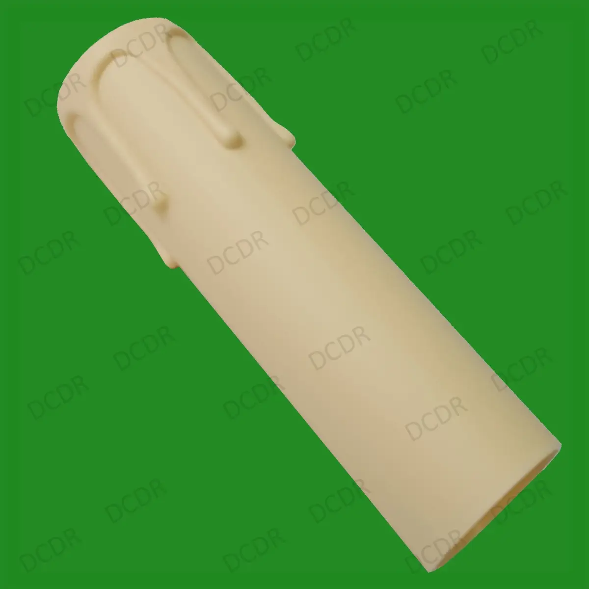 8x Ivory Drip Candle Wax Effect Chandelier E14 Light Bulb Sleeve 105mm x 27mm - image 3 | Free standard UK delivery included | Discount Quality Products