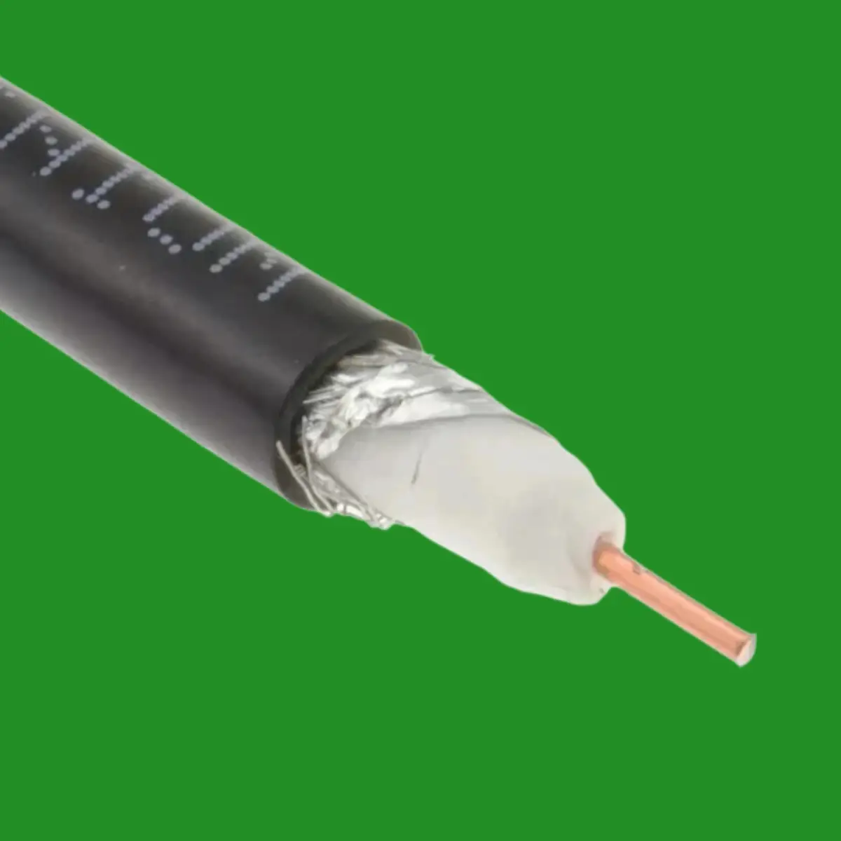 2.6m Black RG6 Coax Cable Coaxial Satellite Freesat Sky Virgin TV Aerial