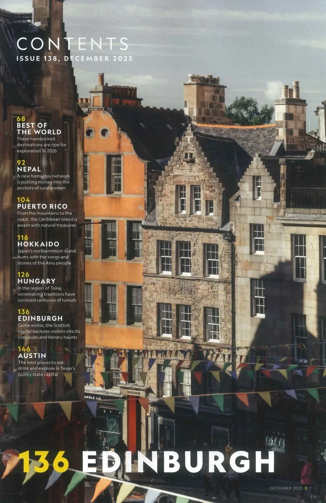 National Geographic Traveller Magazine Best of the World, Dubai, Nepal, Dec 2025 - image 3 | Free standard UK delivery included | Discount Quality Products