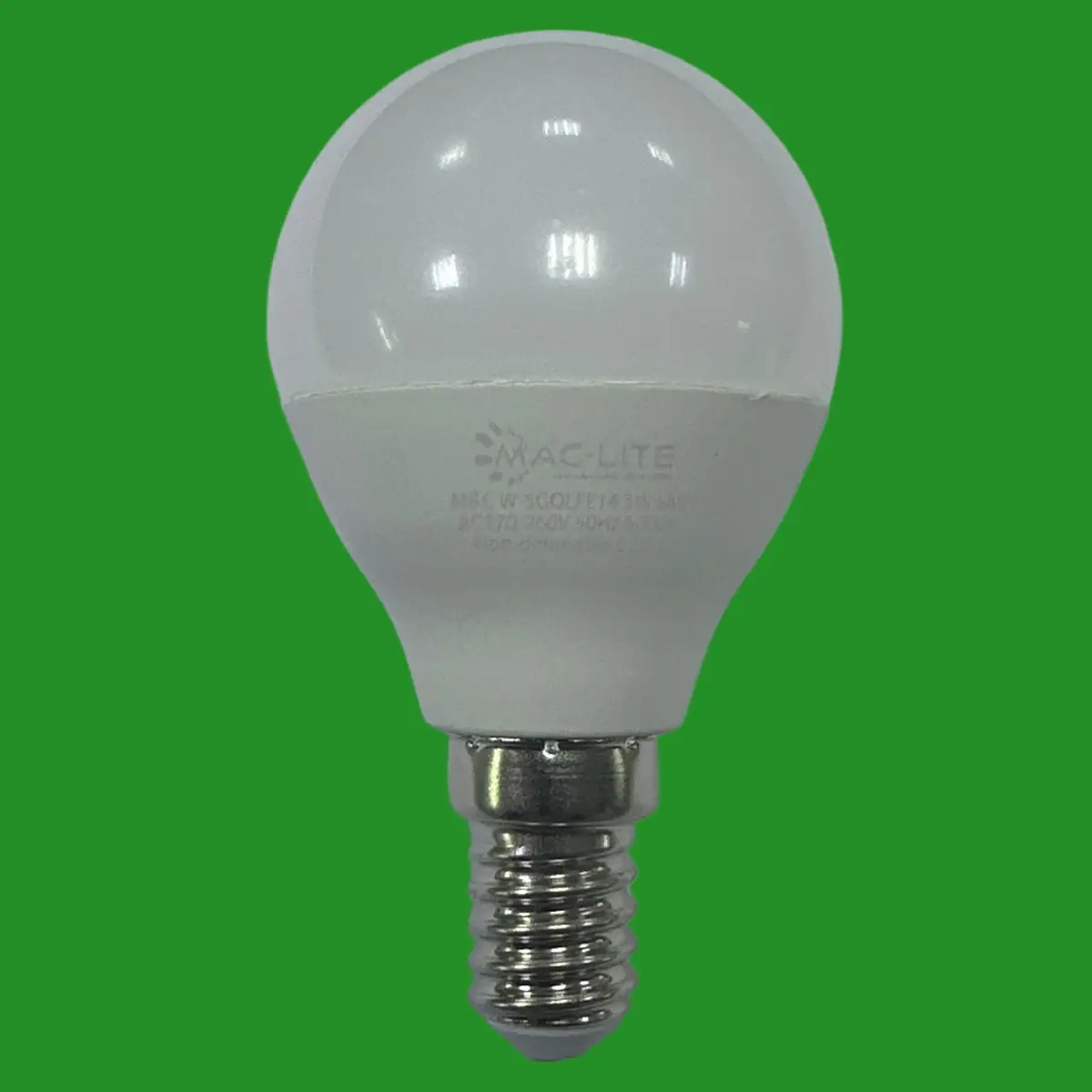 4x 5W (=40W) LED Round Golf Light Bulbs 6000K Daylight Cool White SES E14 Lamps - image 3 | Free standard UK delivery included | Discount Quality Products