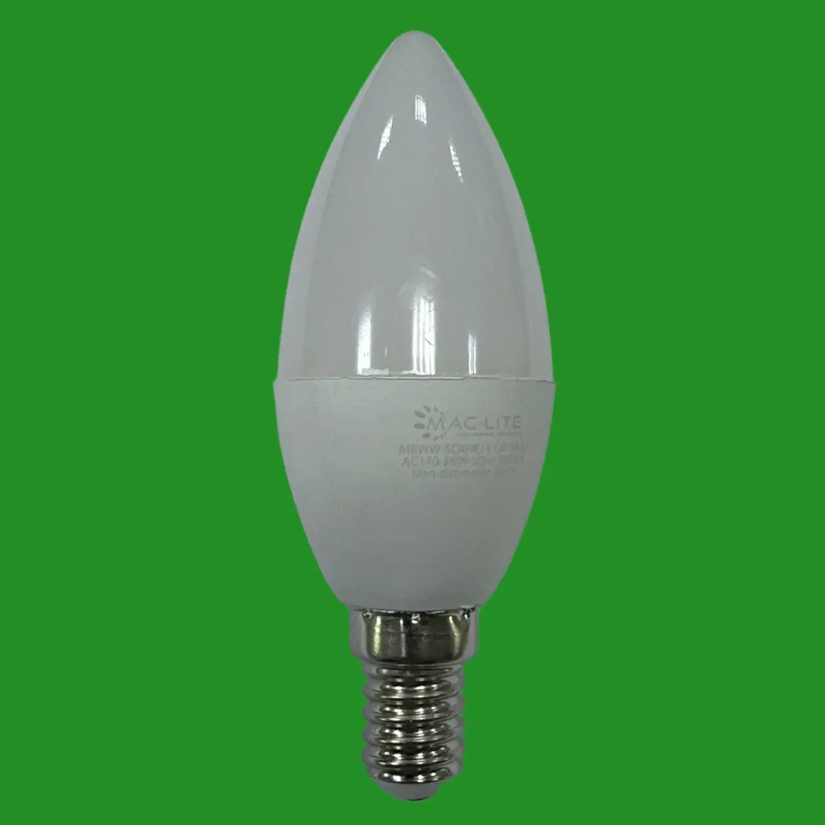 6x 5W (=40W) LED Candle Light Bulbs 3000K Warm White SES E14 Small Edison Screw - image 3 | Free standard UK delivery included | Discount Quality Products