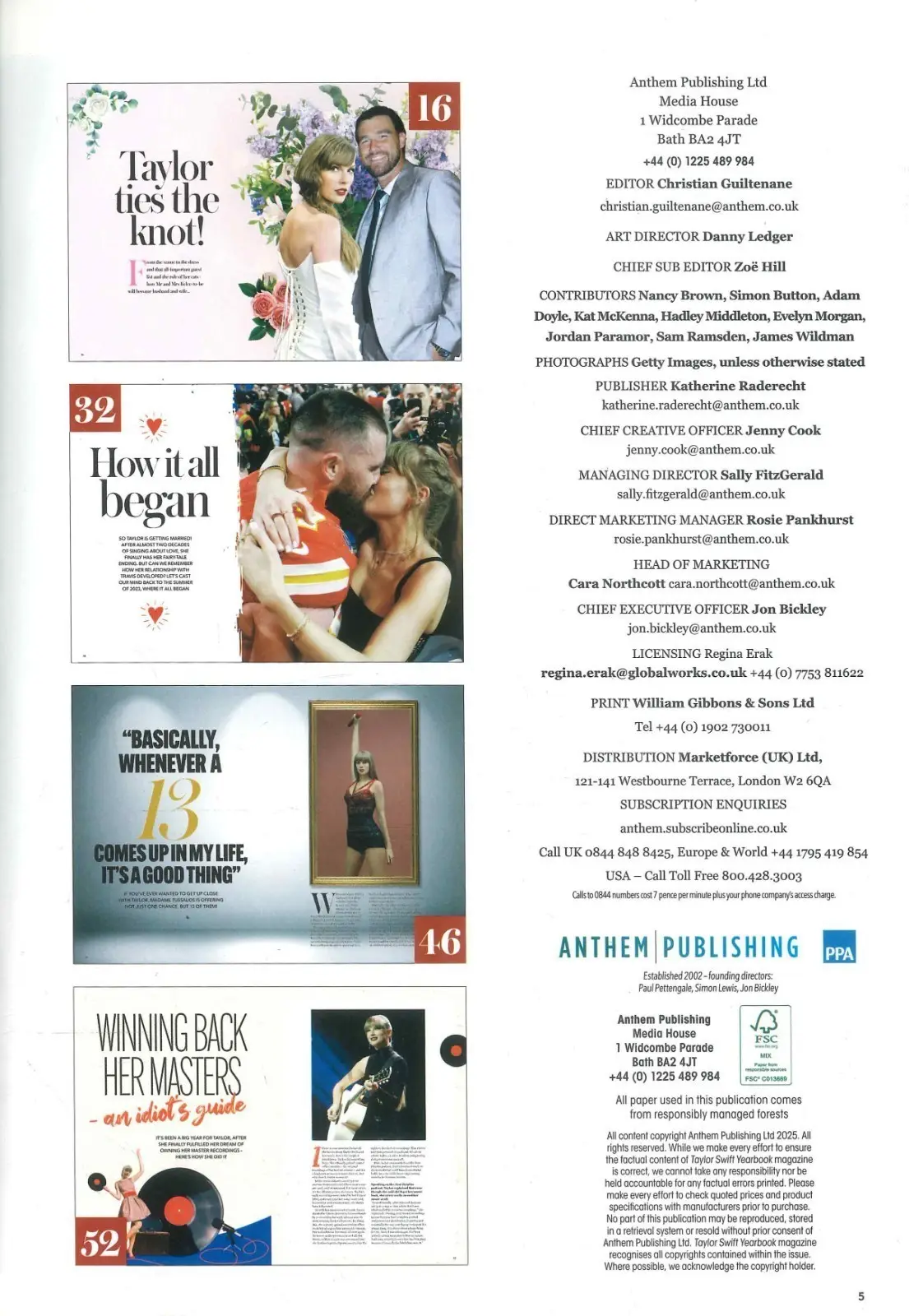 Taylor Swift & Travis Dream Wedding Magazine: Life of a Showgirl, Yearbook 2026 - image 4 | Free standard UK delivery included | Discount Quality Products