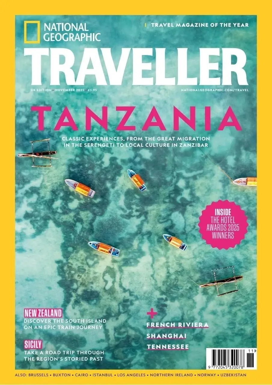 National Geographic Traveller Magazine: Tanzania, Hotel Awards, Sicily, Nov 2025