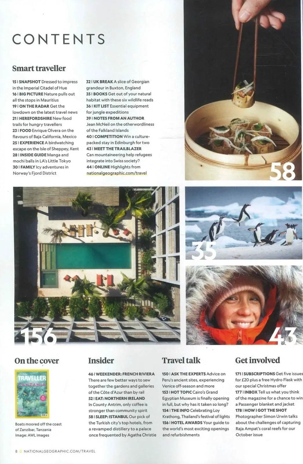 National Geographic Traveller Magazine: Tanzania, Hotel Awards, Sicily, Nov 2025 - image 3 | Free standard UK delivery included | Discount Quality Products