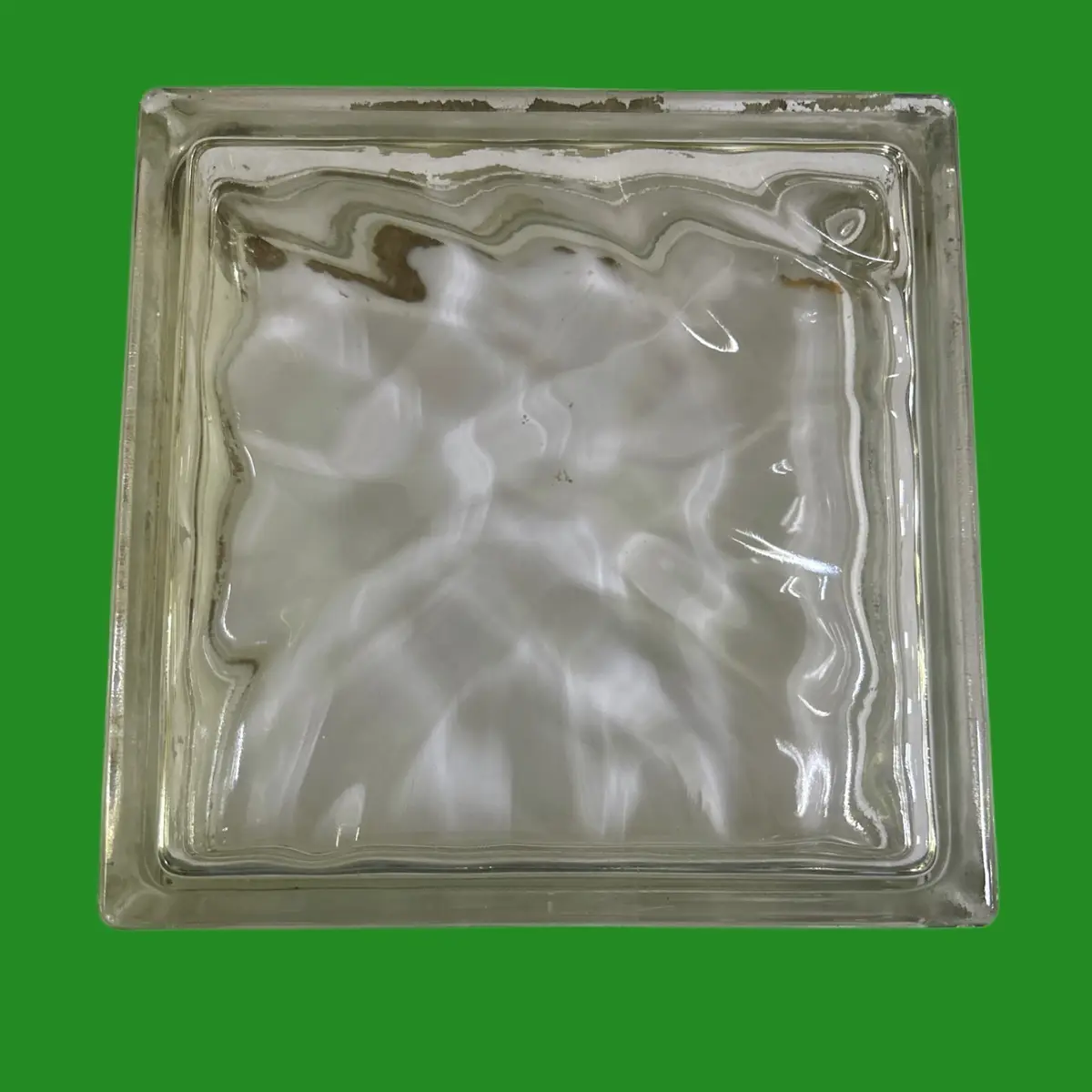 6x Used Extra Large Wavy Glass Brick/Block Wall Build Square 240mm² (9.5")x 80mm - image 5 | Free standard UK delivery included | Discount Quality Products