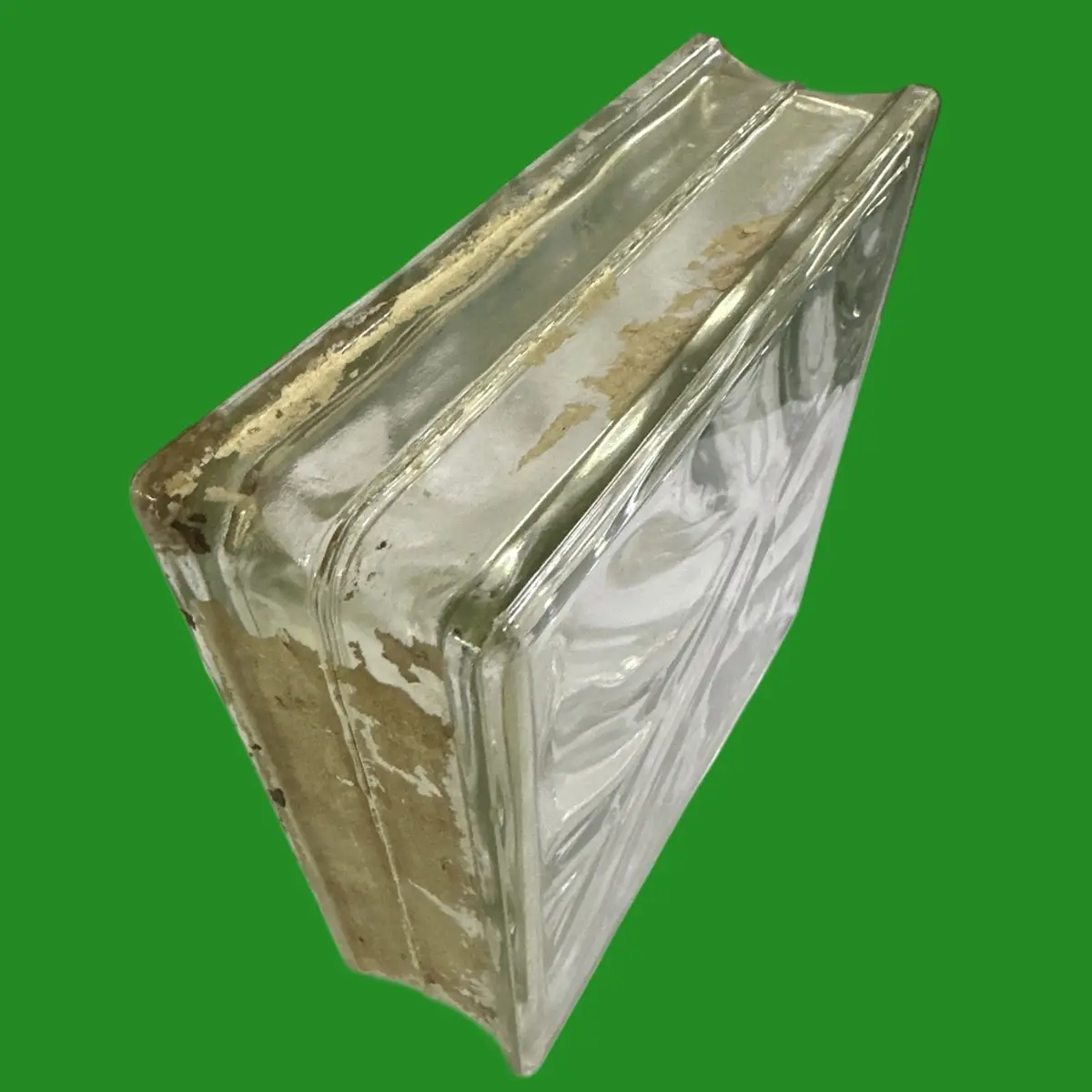 6x Used Extra Large Wavy Glass Brick/Block Wall Build Square 240mm² (9.5")x 80mm - image 6 | Free standard UK delivery included | Discount Quality Products