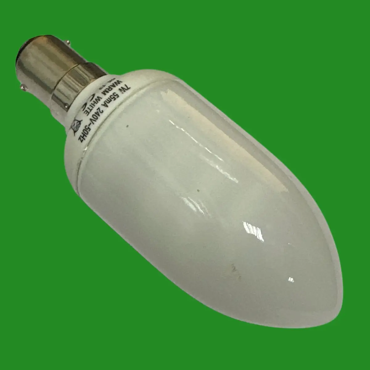 1x 7W (=30W) Crompton Candle CFL Light Bulb Low Energy SBC B15 Small Bayonet - image 3 | Free standard UK delivery included | Discount Quality Products