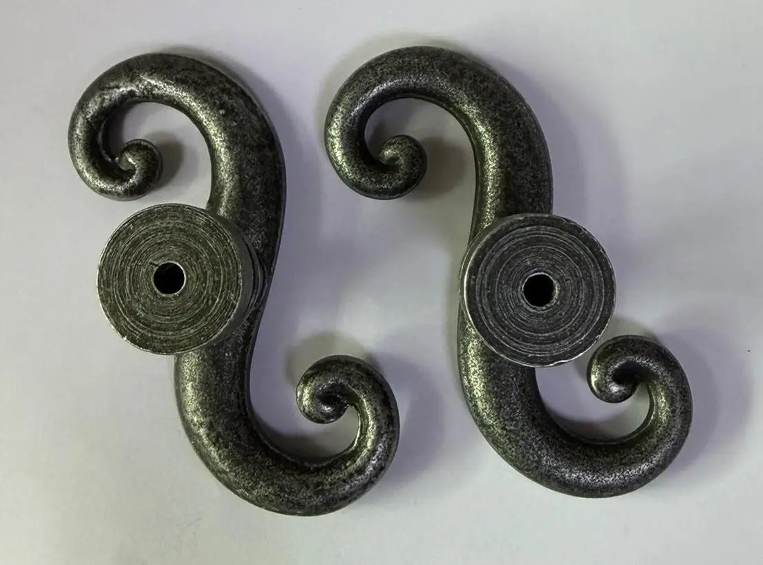 2x 75mm Door Pull Handle, Castellane Antique Rustic Style, Drawer, Cupboard - image 3 | Free standard UK delivery included | Discount Quality Products