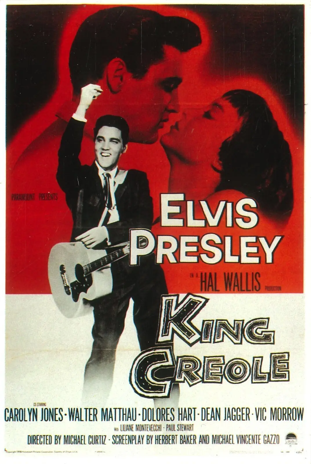 Elvis Presley King Creole Movie Vintage Metro Music 6x4" Postcard Memorabilia