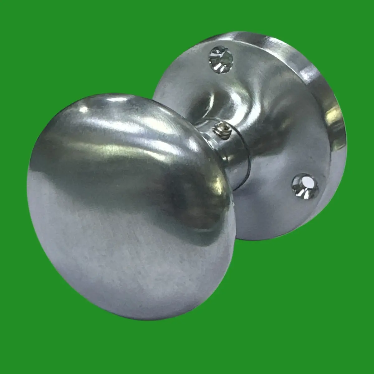 Frelan JEDO 60mm Mushroom Sprung Mortice Knob Pair Set, Satin Chrome, JV35BSC - image 6 | Free standard UK delivery included | Discount Quality Products