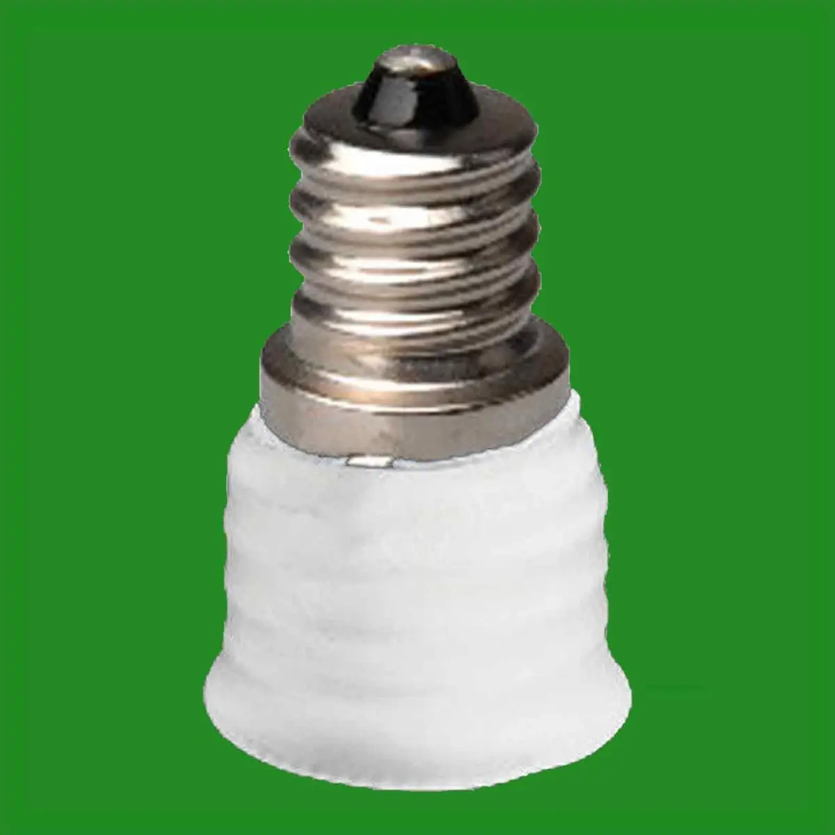 2x CES E12 Candelabra Screw to SES E14 Small Edison Screw Light Bulb Adapter - image 2 | Free standard UK delivery included | Discount Quality Products