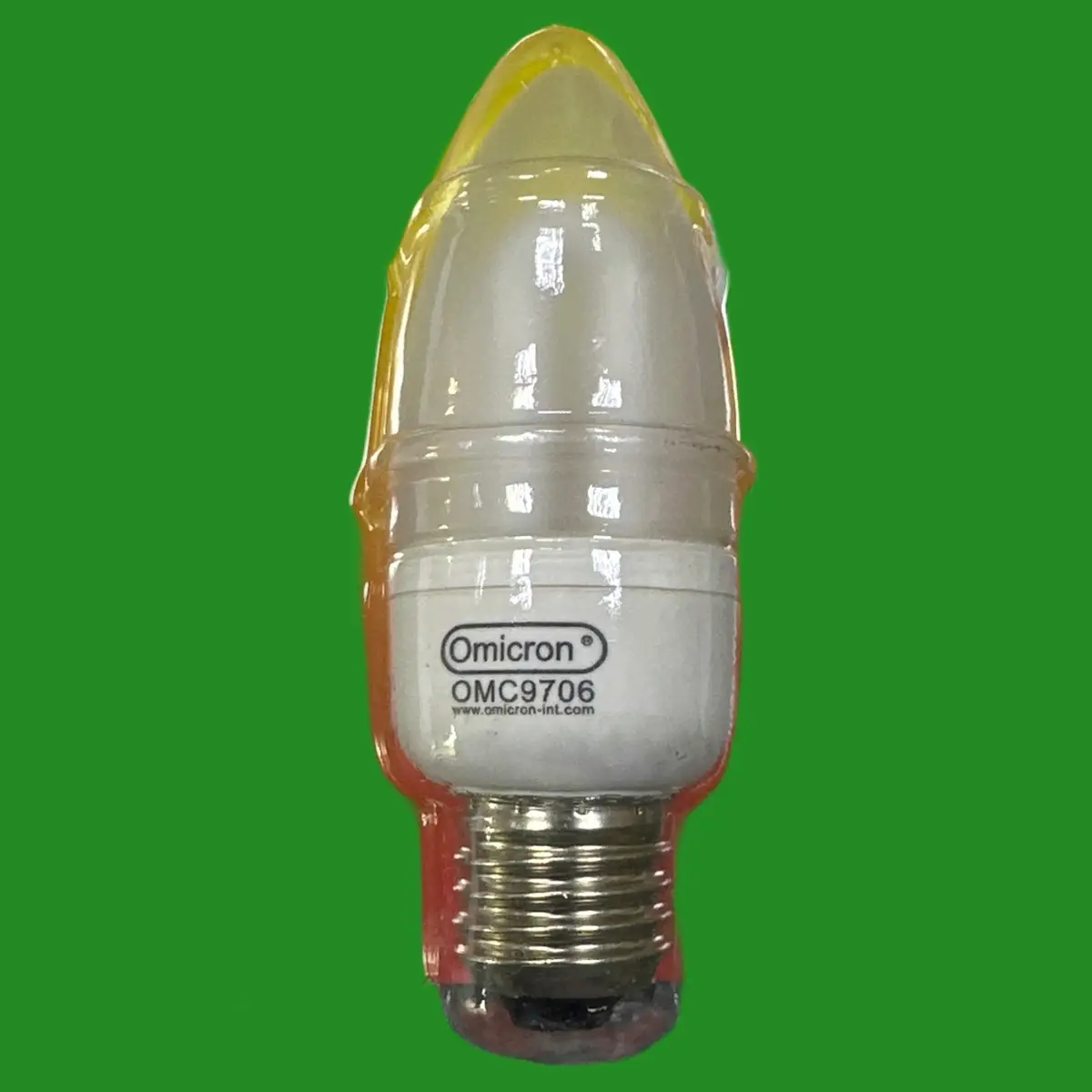 4x 7W (=35W) Omicron CFL Candle Light Bulb Low Energy Power Saving ES E27 Screw - image 3 | Free standard UK delivery included | Discount Quality Products