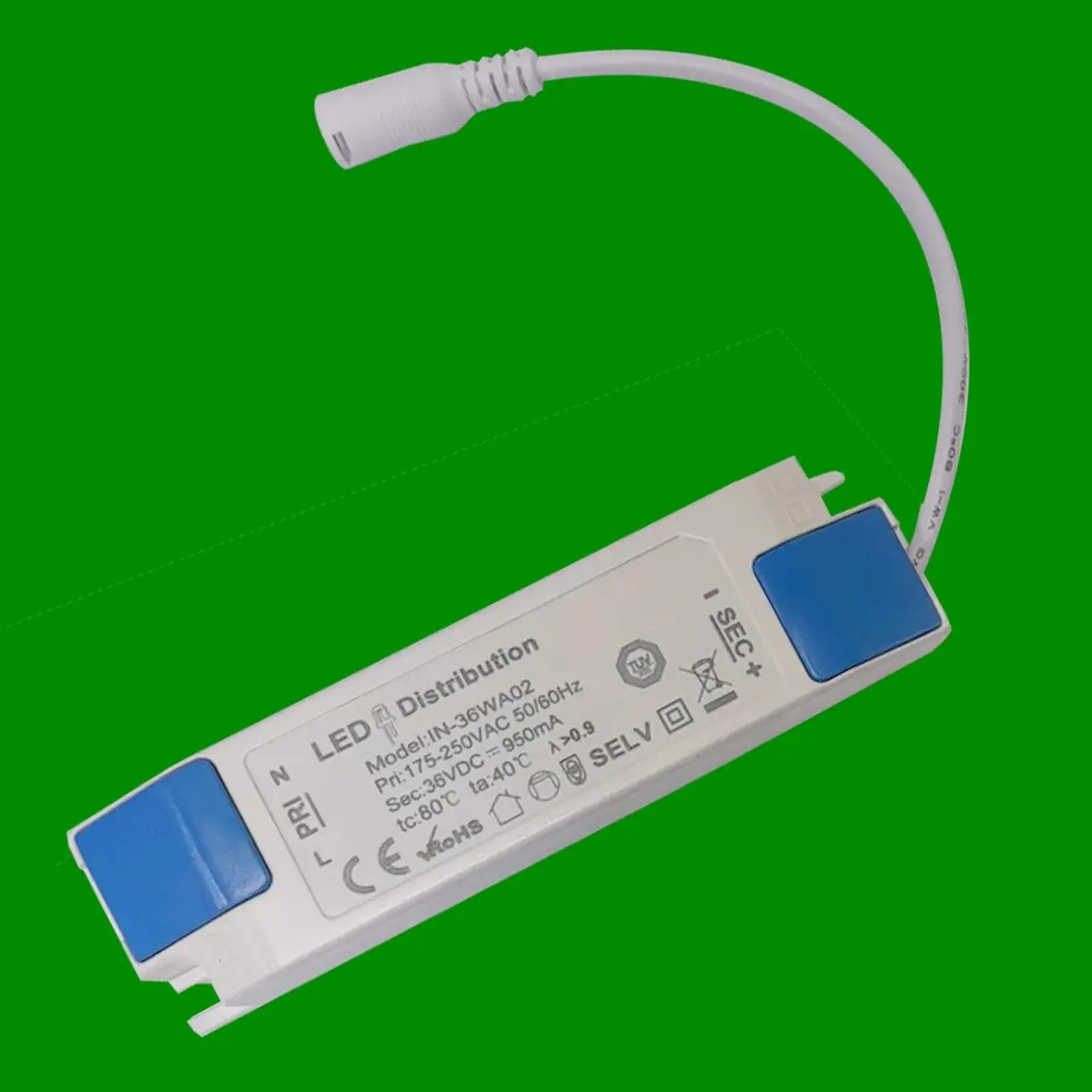 36W 175-250V Transformer Constant Voltage LED Driver Power Supply
