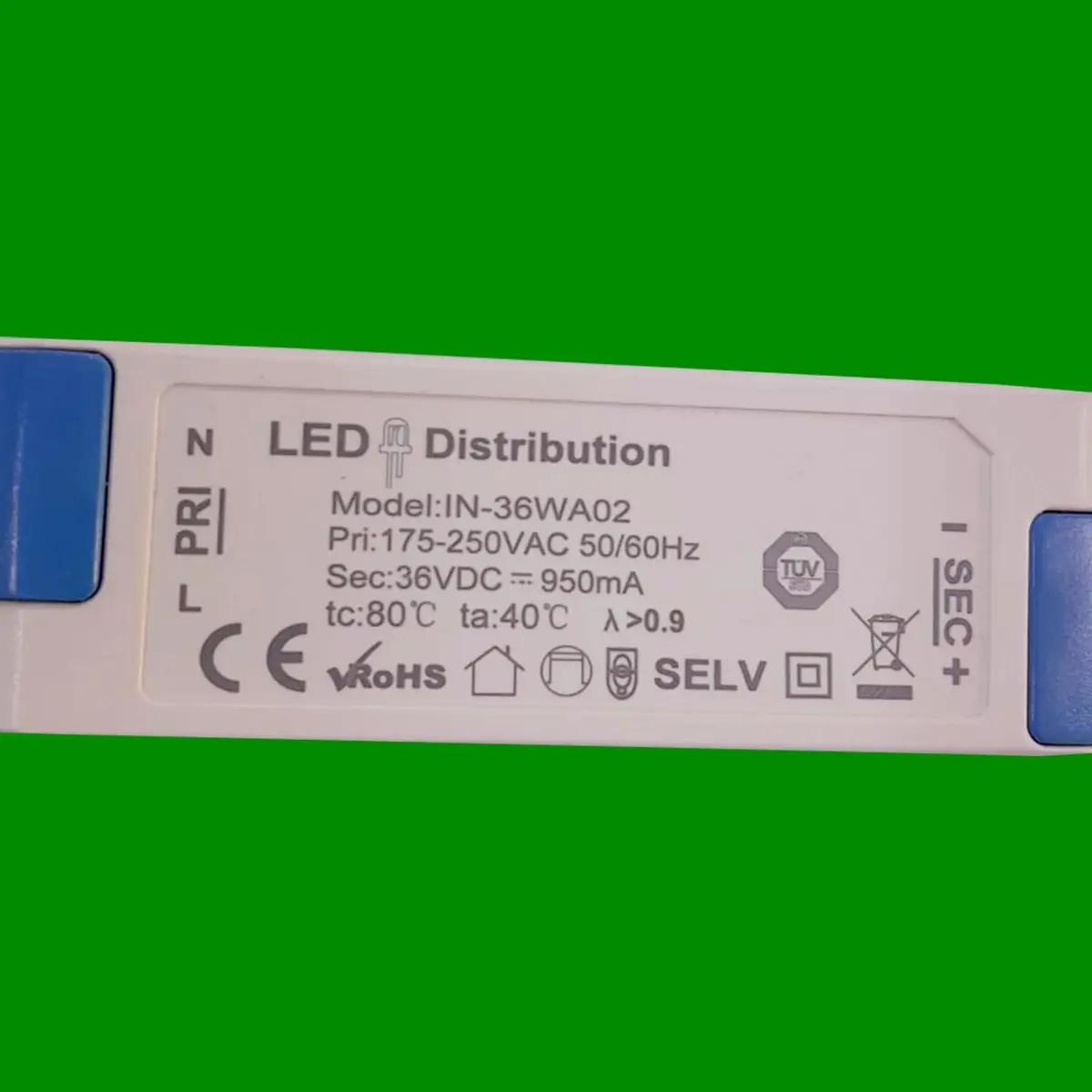 36W 175-250V Transformer Constant Voltage LED Driver Power Supply - image 2 | Free standard UK delivery included | Discount Quality Products