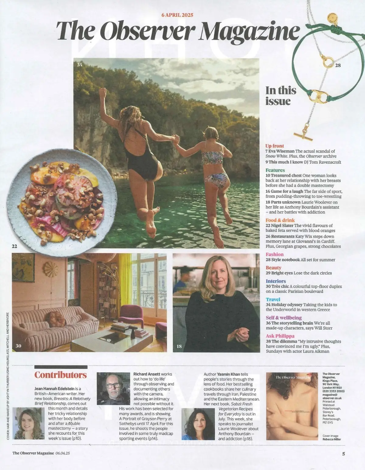 Observer Magazine: Laura Aikman, Tom Ravenscroft, Nigel Slater, Fashion, 6.4.25 - image 2 | Free standard UK delivery included | Discount Quality Products