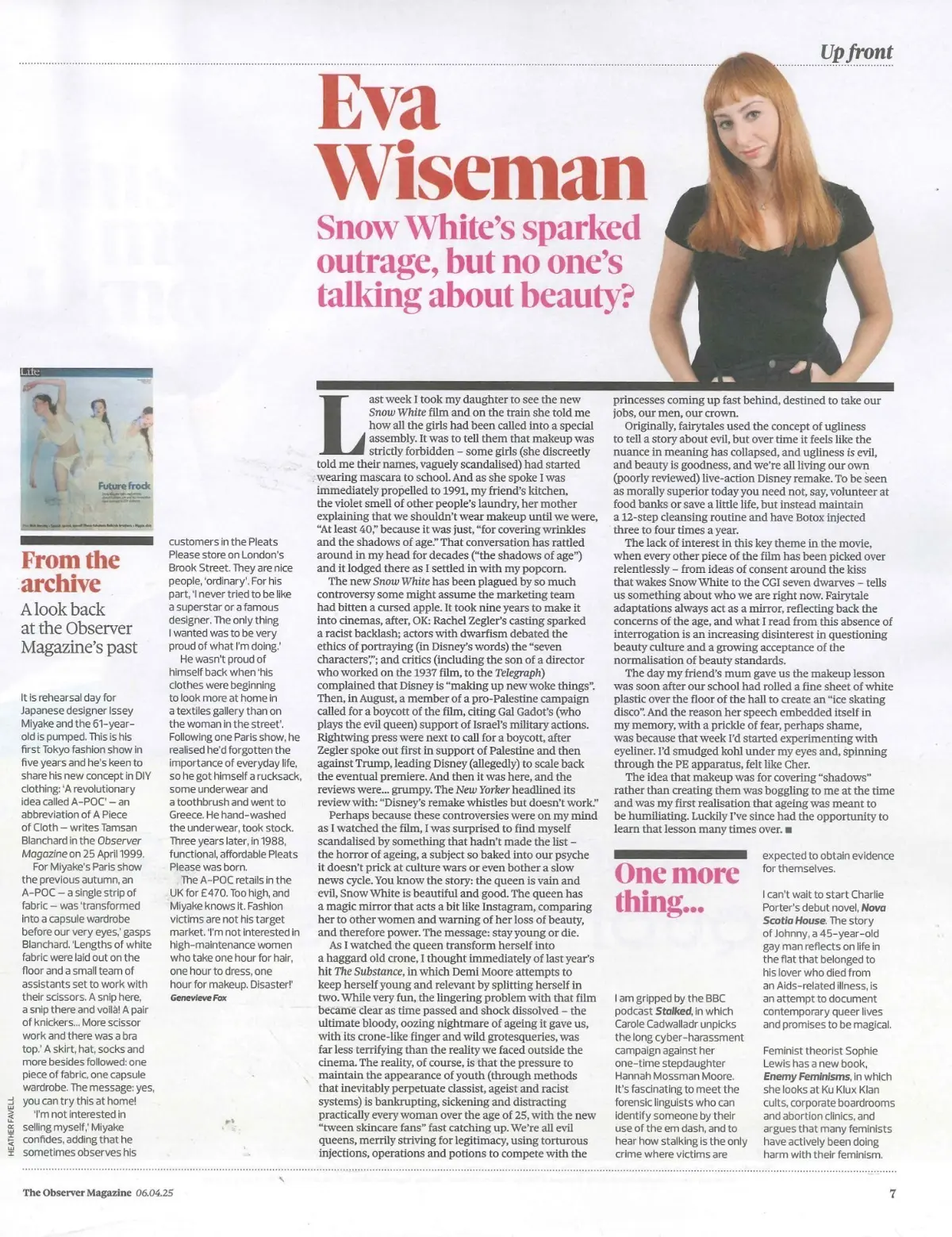 Observer Magazine: Laura Aikman, Tom Ravenscroft, Nigel Slater, Fashion, 6.4.25 - image 3 | Free standard UK delivery included | Discount Quality Products