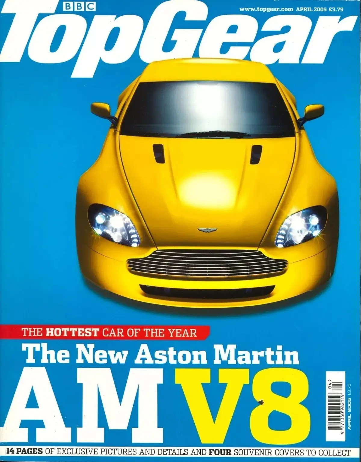 BBC Top Gear Magazine: Issue #139, Aston Martin AMV8, Audi A6, Volvo, April 2005
