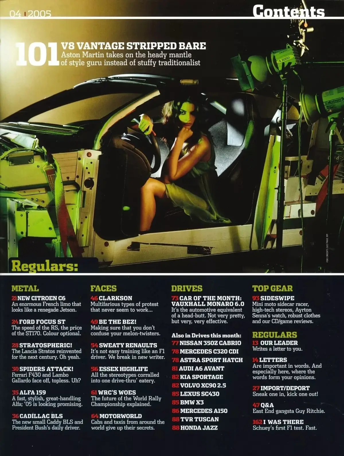 BBC Top Gear Magazine: Issue #139, Aston Martin AMV8, Audi A6, Volvo, April 2005 - image 3 | Free standard UK delivery included | Discount Quality Products