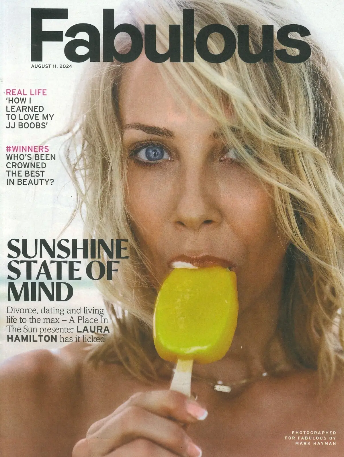 Fabulous Magazine: Laura Hamilton, Liz Earle, Karren Brady, Sinitta, 11.8.24
