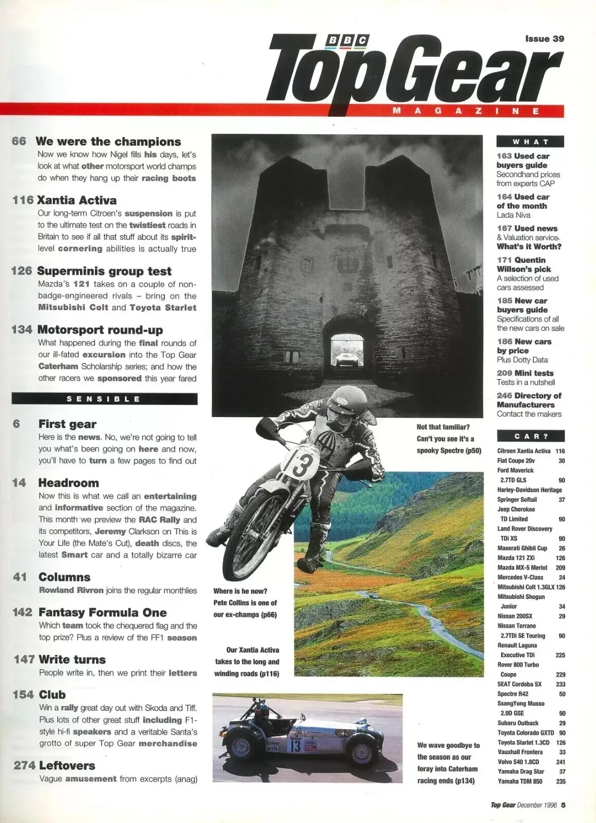 BBC Top Gear Magazine: Issue #39, Rally Supercars, Audi Quattro, Cars, Dec 1996 - image 3 | Free standard UK delivery included | Discount Quality Products