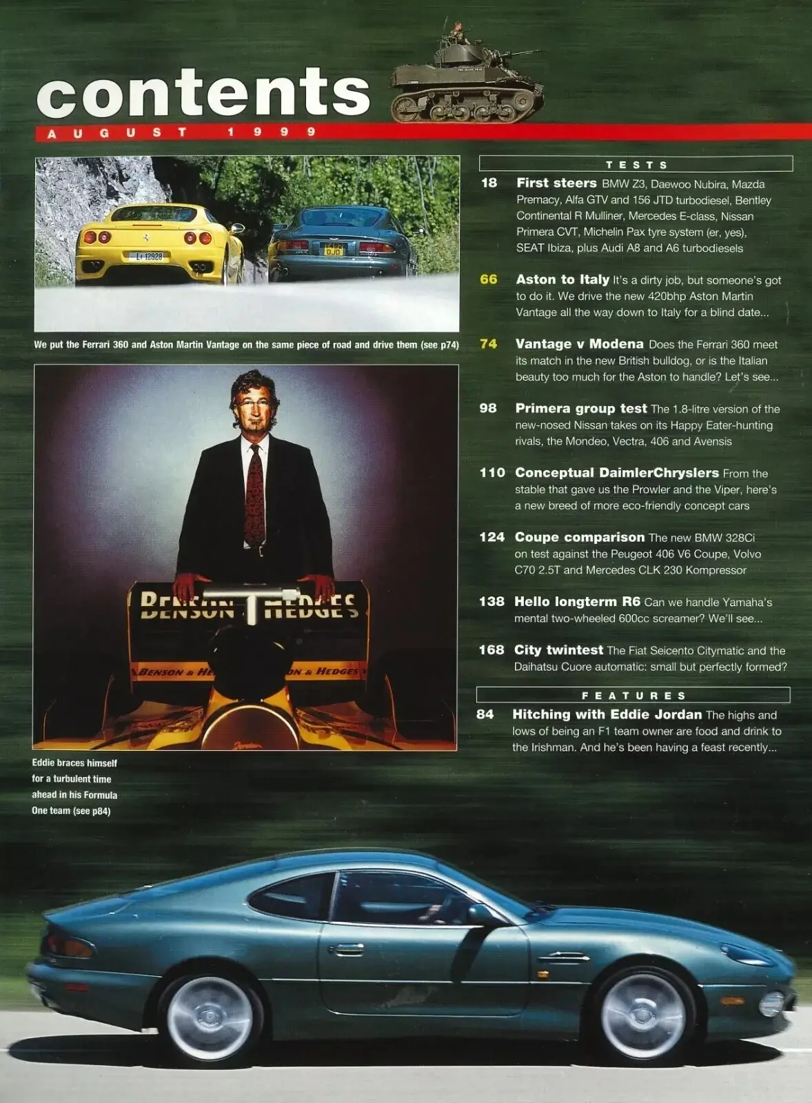 BBC Top Gear Magazine: Issue #71, Ferrari 360, Aston Martin DB7, BMW, Aug 1999 - image 2 | Free standard UK delivery included | Discount Quality Products