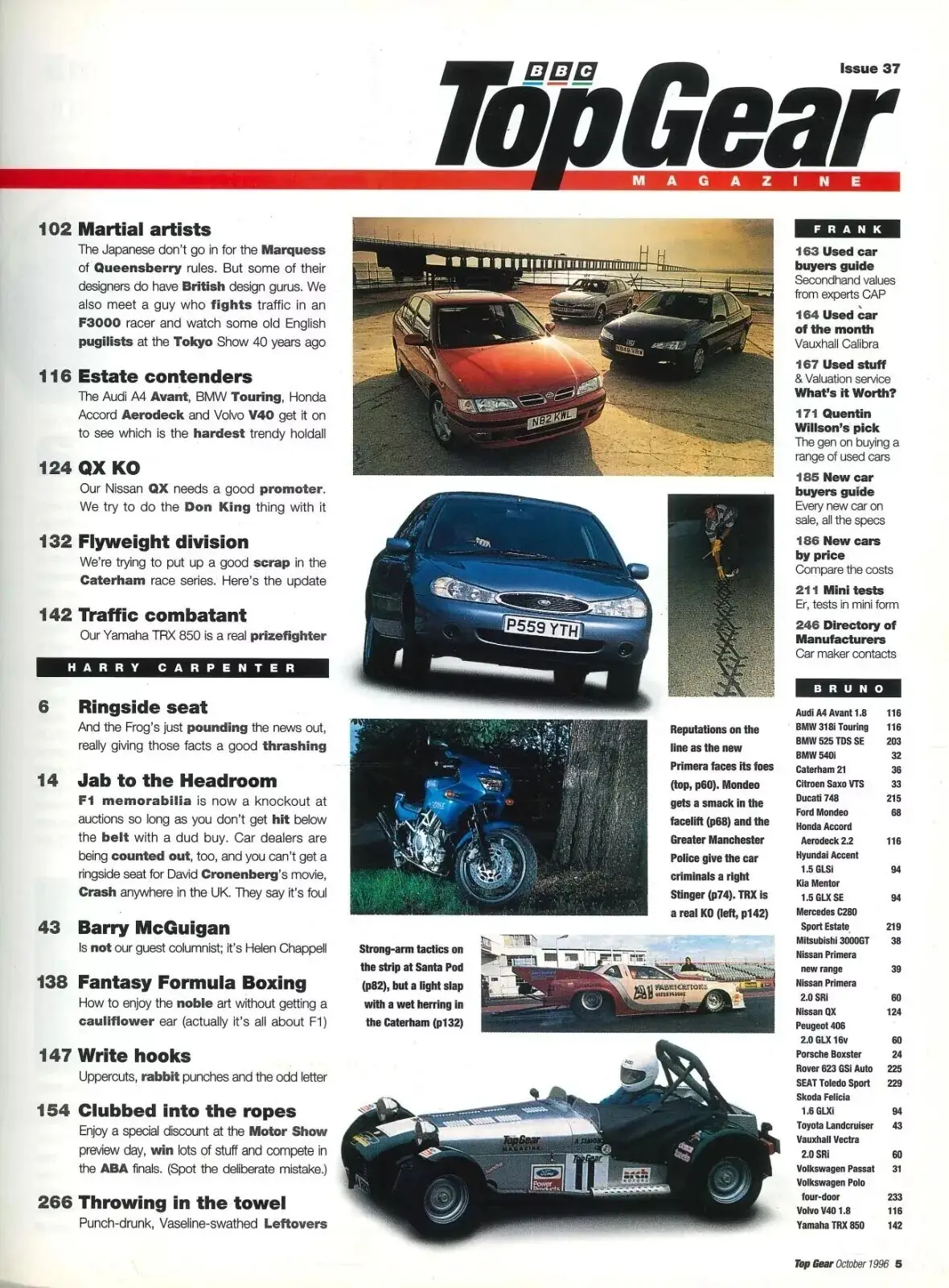 BBC Top Gear Magazine: Issue #37, Porsche Boxster, Caterham 21, BMW, Oct 1996 - image 3 | Free standard UK delivery included | Discount Quality Products