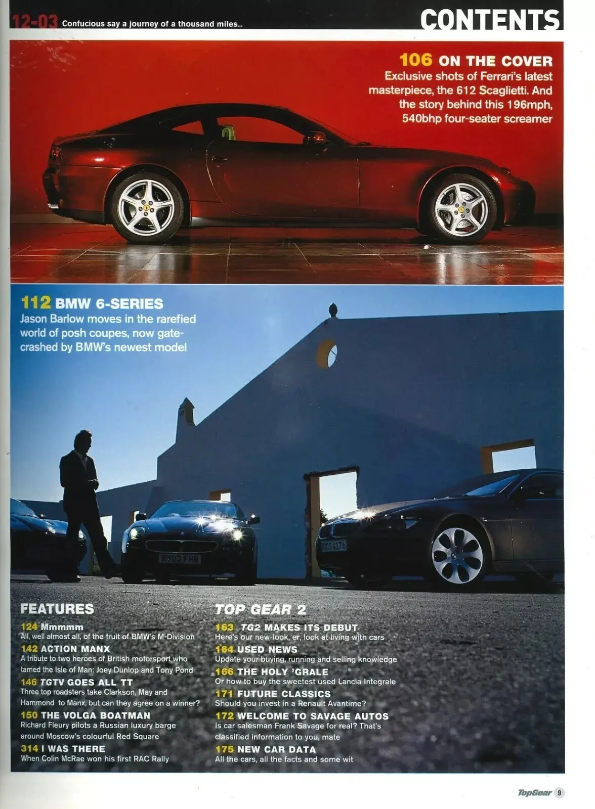 BBC Top Gear Magazine: Issue #123, Ferrari 612 Scaglietti, Jaguar, BMW, Dec 2003 - image 2 | Free standard UK delivery included | Discount Quality Products