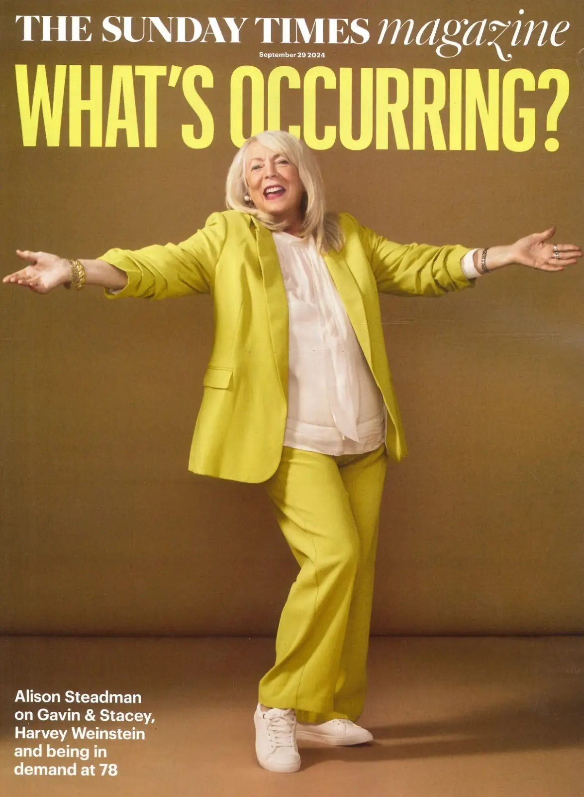 Sunday Times Magazine: Alison Steadman on Harvey Weinstein, J. Clarkson, 29.9.24 - Free standard UK delivery included | Discount Quality Products
