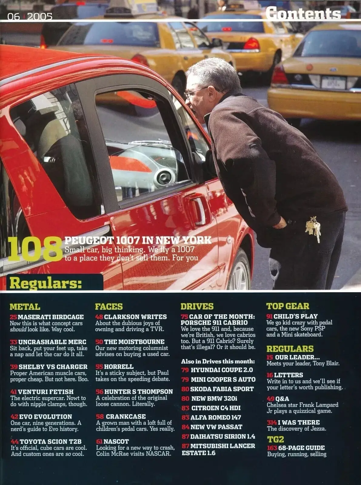 BBC Top Gear Magazine: Issue #141, Toyota Aygo, Porsche 911, Peugeot, June 2005 - image 3 | Free standard UK delivery included | Discount Quality Products