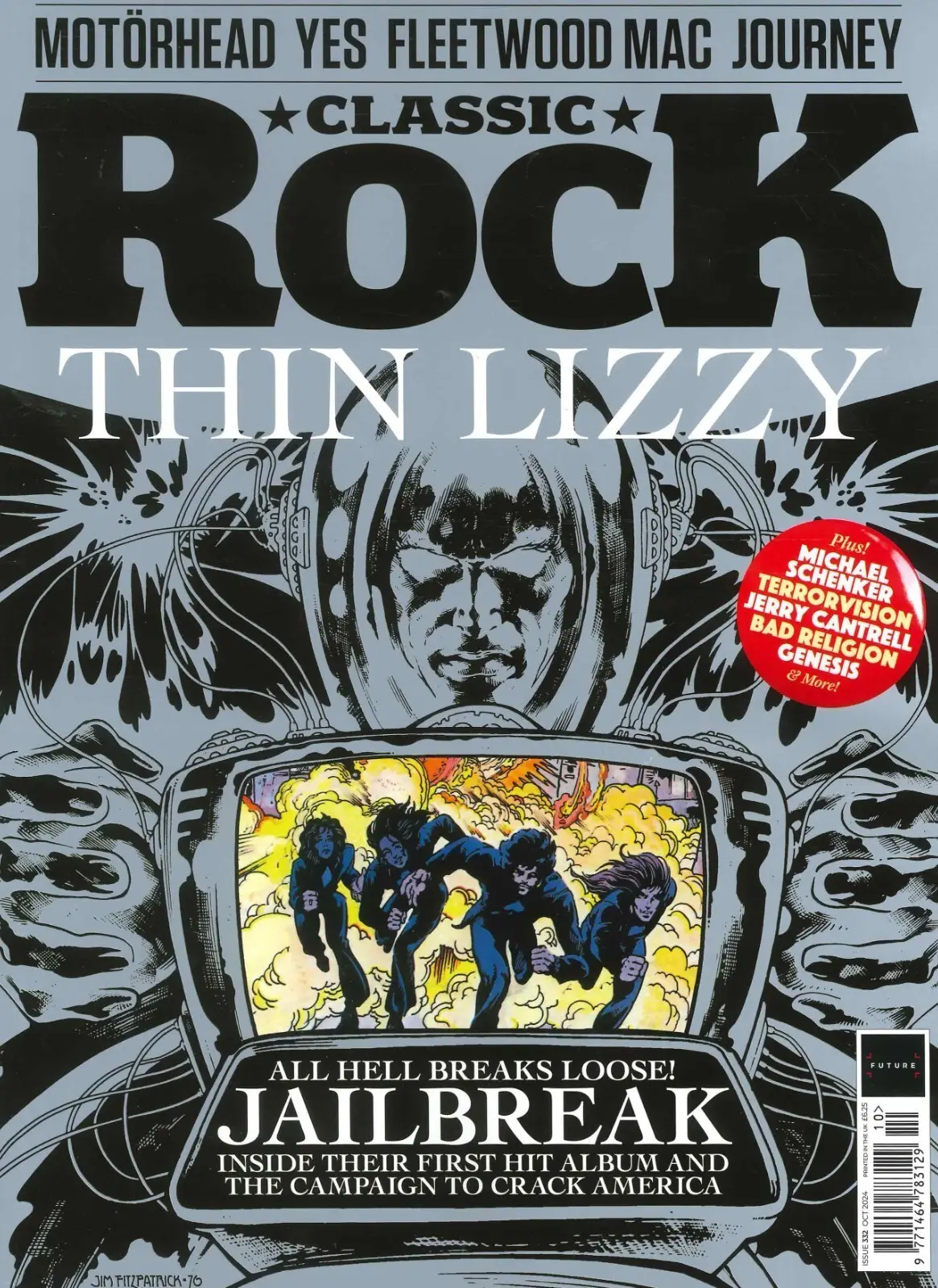 Classic Rock Magazine: Thin Lizzy Jailbreak, Motörhead, Fleetwood Mac, Oct 2024