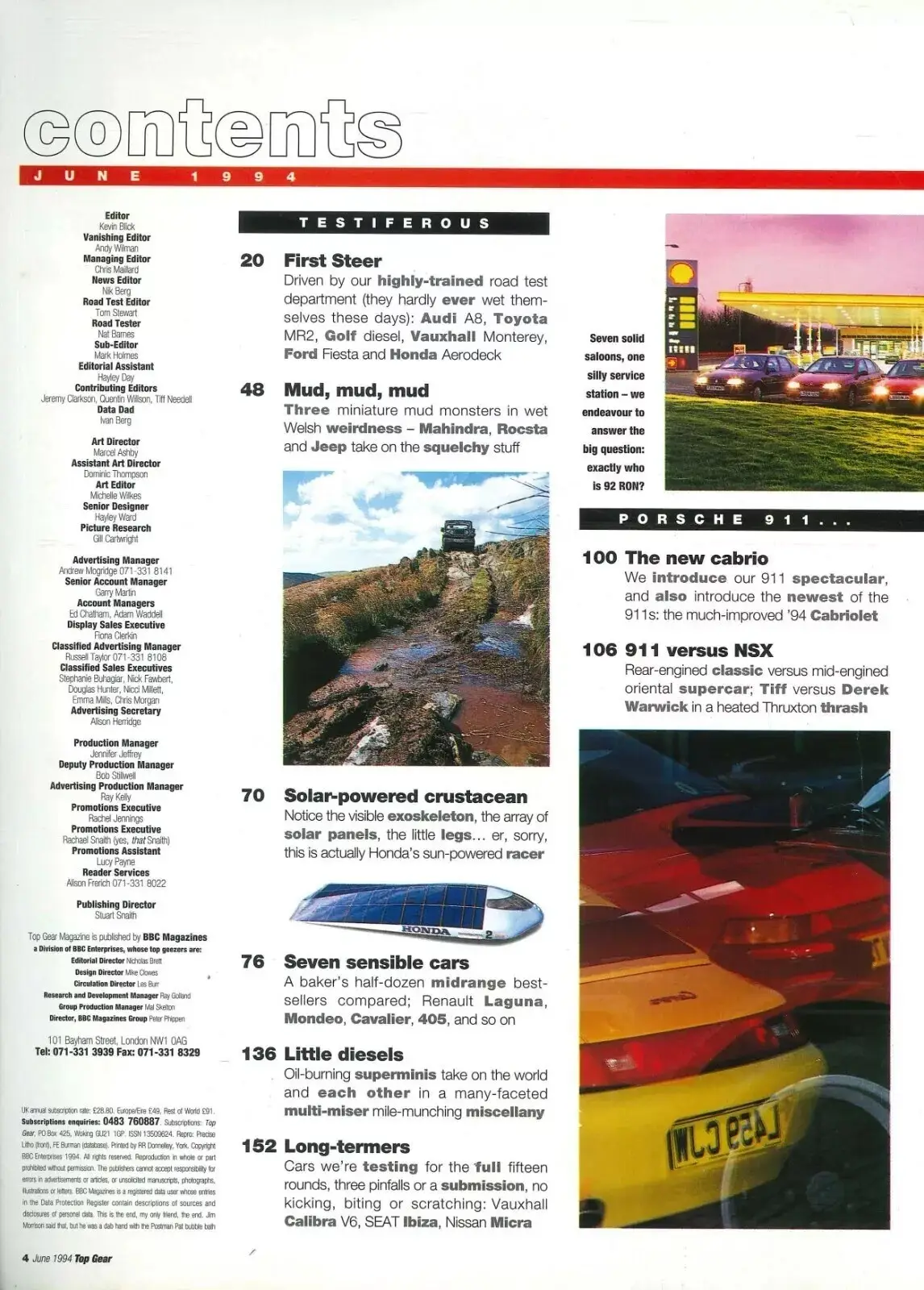 BBC Top Gear Magazine: Issue #9, Paul Newman, Porsche 911, Audi A8, June 1994 - image 2 | Free standard UK delivery included | Discount Quality Products